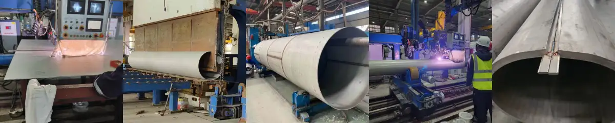 Welding and Manufacturing Process for Welded Steel Pipe Factories Welding and Manufacturing Process for Welded Steel Pipe Factories